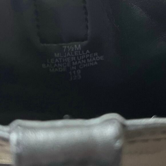 Marc Fisher Jalella Western Ankle Boot Black Women's 7.5 Cowboy Festival Leather - Picture 10 of 10